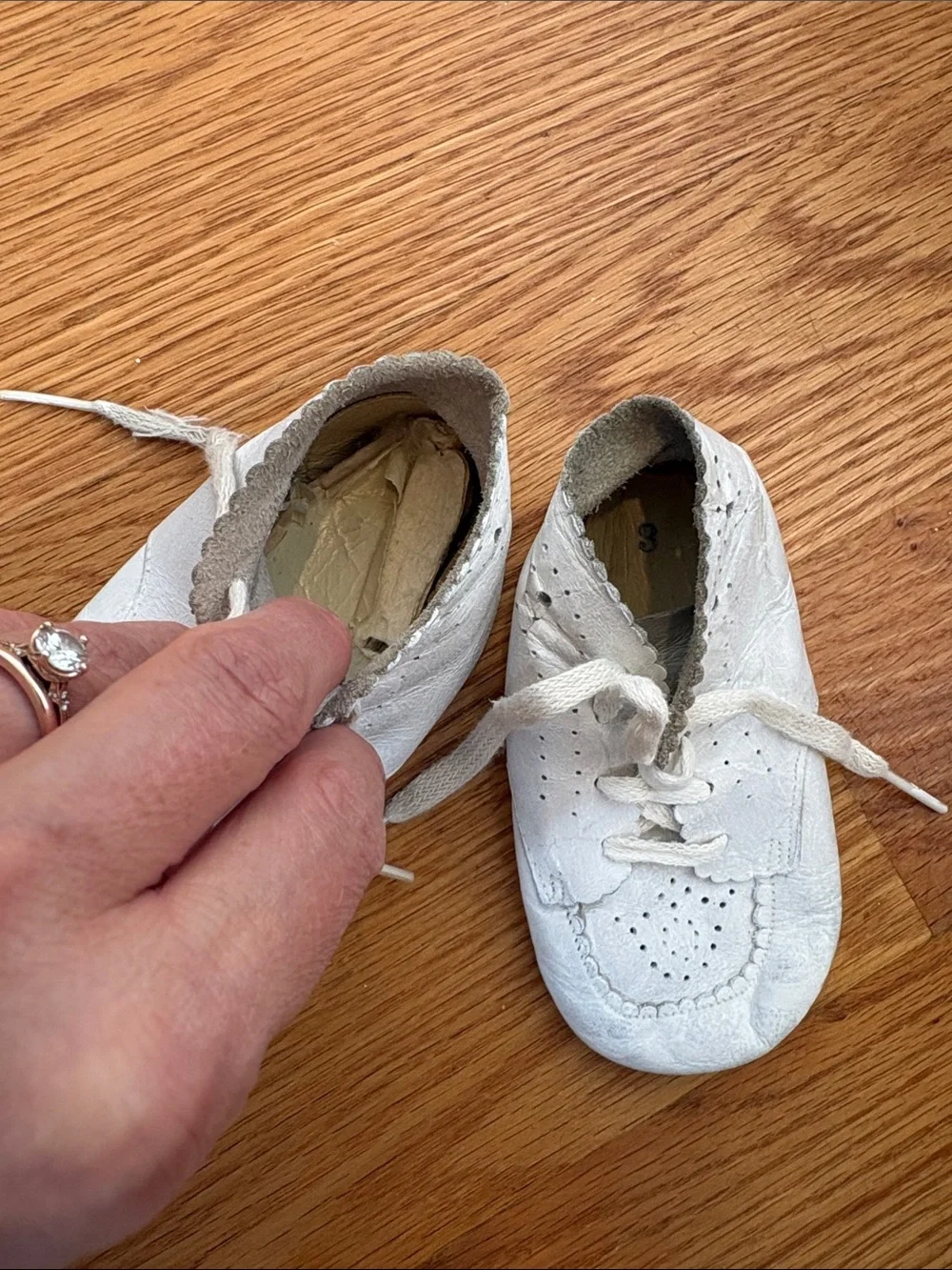 Vintage baby girl shoes